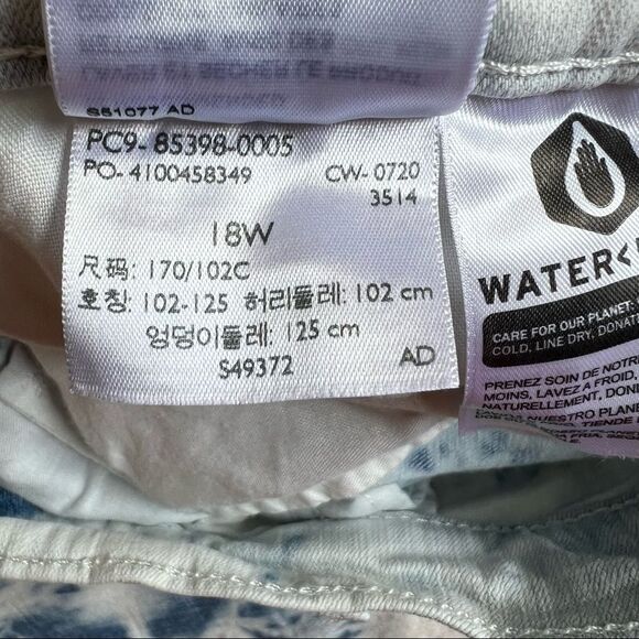 Levi's 721 High Rise Tie Dye Ankle Skinny Jeans - Picture 7 of 12